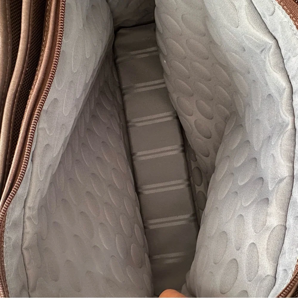 Tumi Multiple Compartment Messenger Bag Laptop Bag Travel Bag Croc Leather